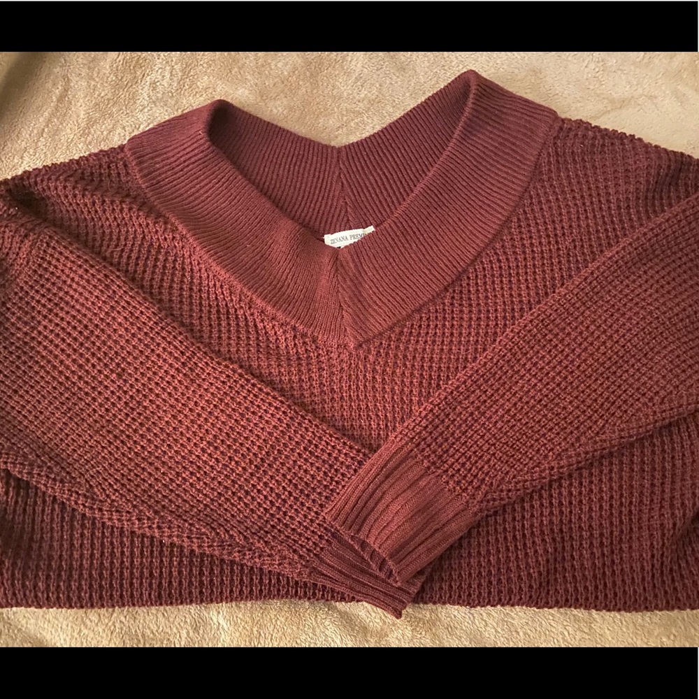 Oversized knit sweater